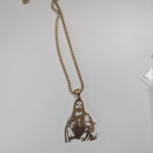 Stainless Steel Jesus Necklace